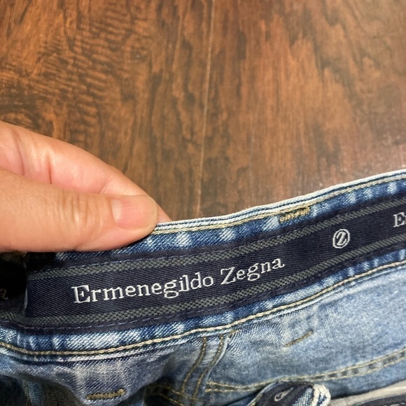 ERMENEGILDO ZEGNA MENS JEANS relaxed fit size 36 Y2k 90s - Picture 4 of 15